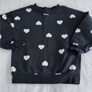 H&M heart sweatshirt